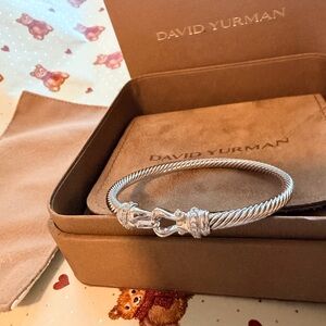David Yurman Silver Twisted Bracelet